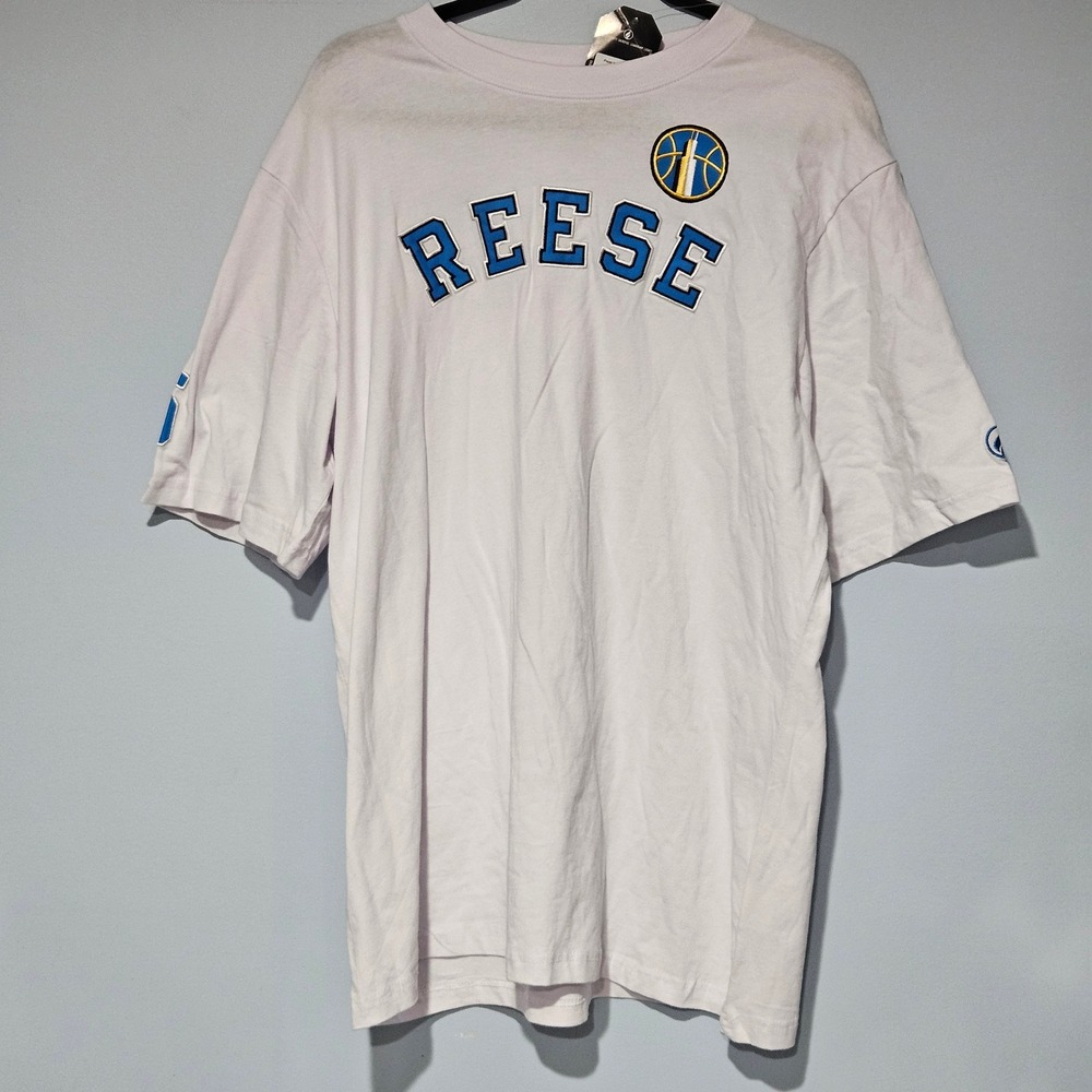 FISLL Chicago Sky Reese #5 Player Number Short‎ Sleeve Tee XL White WNBA